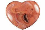 Colorful Carnelian Agate Heart #205151-1